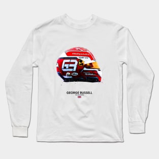 F1 2020 George Russell Crash Helmet Long Sleeve T-Shirt